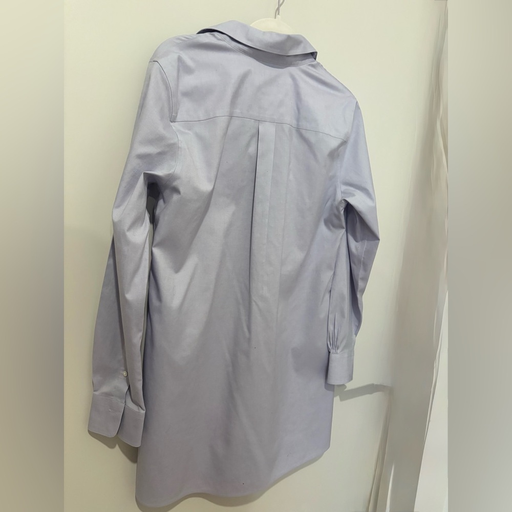 Women’s Brooks Brothers Lavender Tunic Button Up Cotton NonIron Top Shirt 12 - Picture 9 of 15